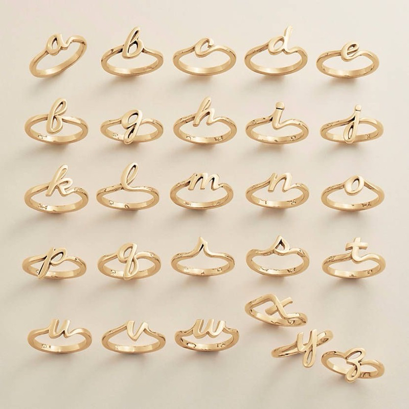 Cincin Titanium Inisial