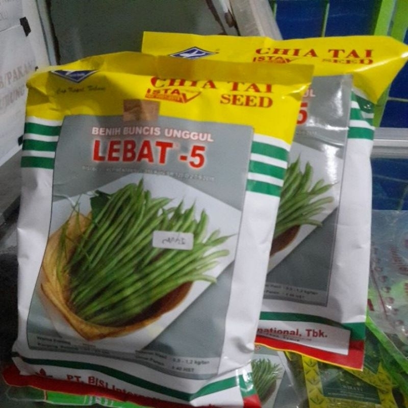 benih unggul buncis lebat 5 isi 500 gram