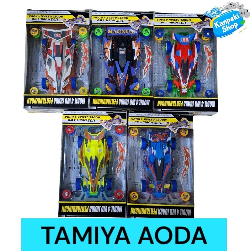 rep tamiya mini 4wd aoda ms chassis transparan chassis