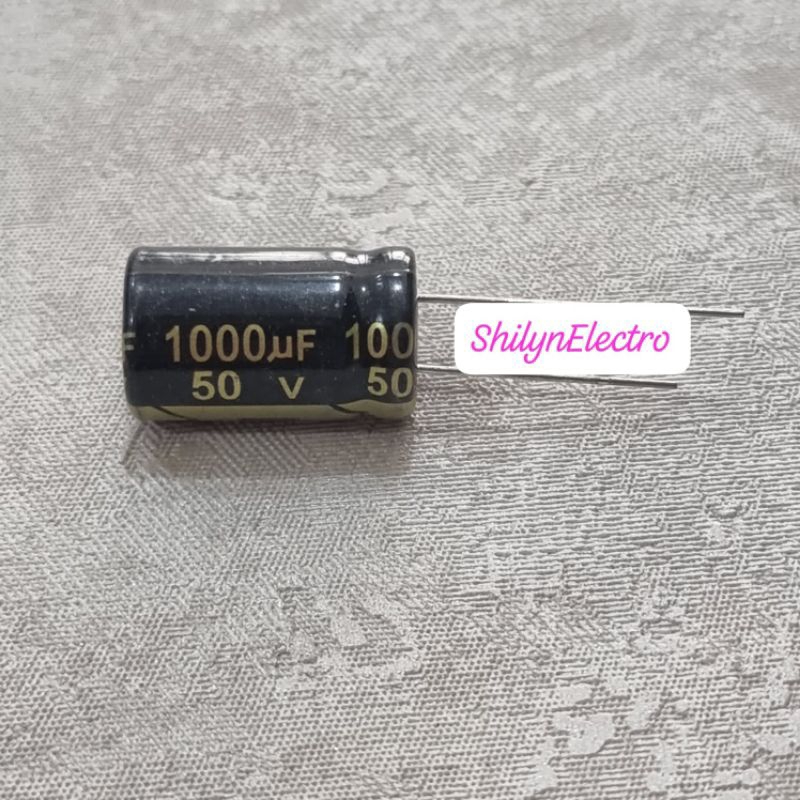 ELCO 1000UF 50V MAX ELKO 1000 UF 50 VOLT