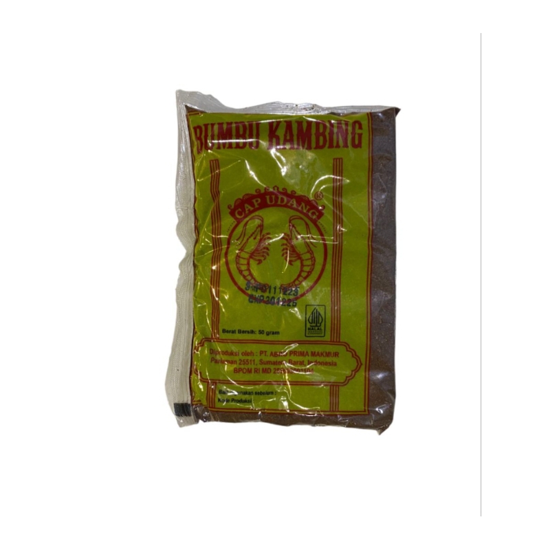 

Bumbu kambing cap udang 50gr