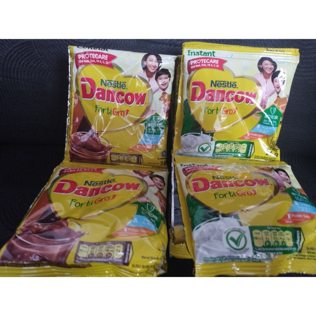 

Dancow Coklat 10 x 26 Gram / Choco Sachet 10 x 39 Gram / Full Cream 26gr / Susu Dancow Sachet / 1 Renceng