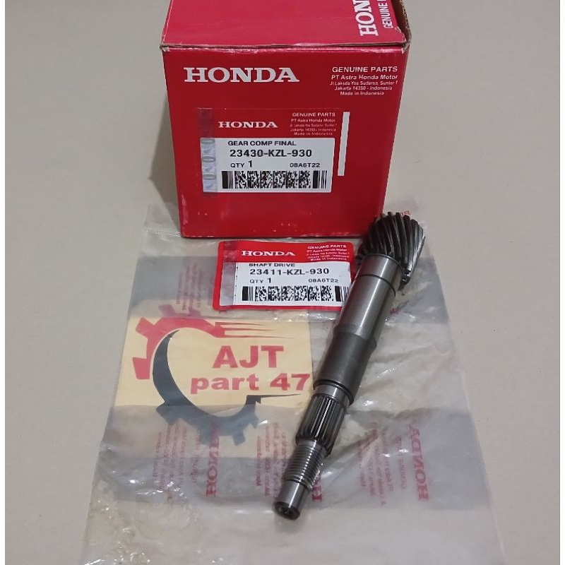 Gigi Rasio Gardan Honda Beat Fi Scoopy Fi Vario 110 Fi (KZL) Ori