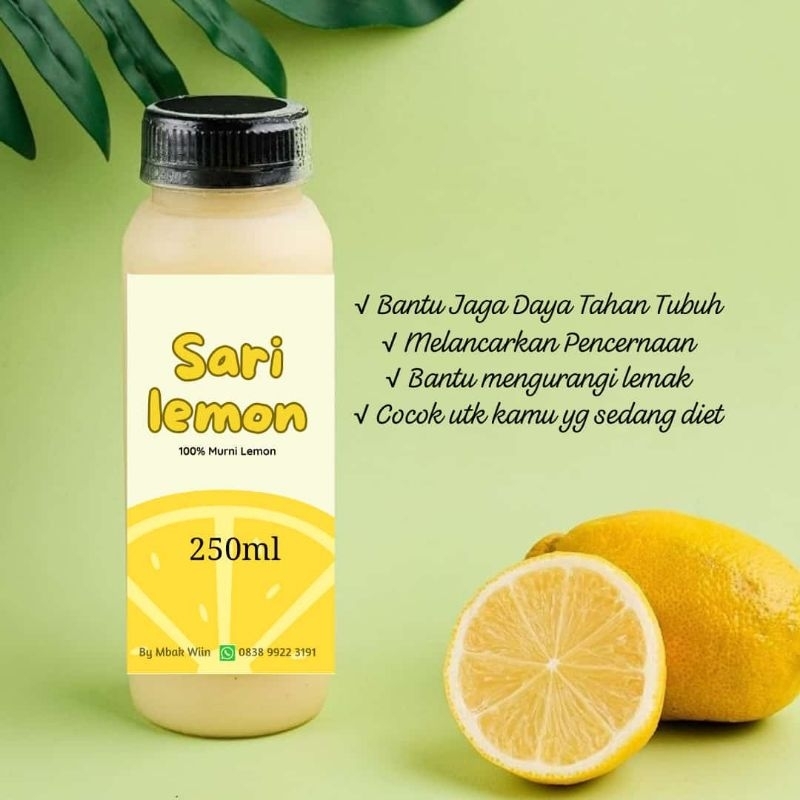 

Sari Lemon Asli Lemon California Cocok untuk diet