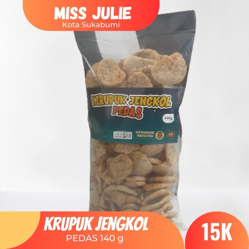

KRUPUK JENGKOL/ GEROBAG ABELITO/ PEDAS/ RENYAH/ ENAK / VIRAL/RENYAH