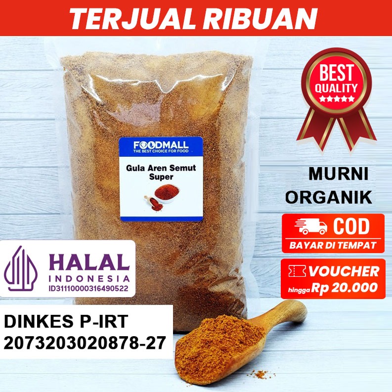 

Gula Aren Semut Organik Super 1 Kg