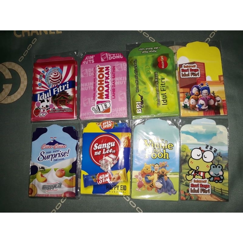 

Amplop lebaran 1 pack isi 10 amplop.