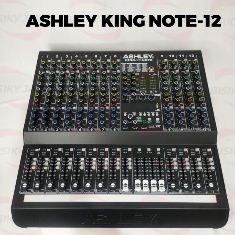 Mixer Audio 12 channel ASHLEY KING NOTE 12/ASHLEY KING 12 NOTE ORIGINAL ASHLEY