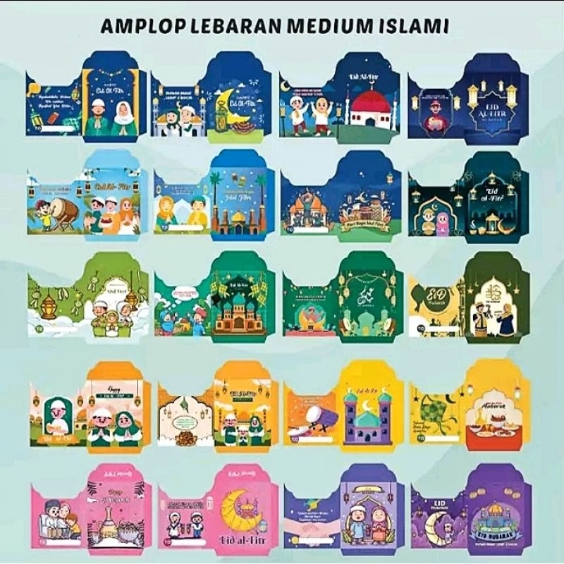 

Amplop Lebaran Medium (7X12) Amplop Karakter