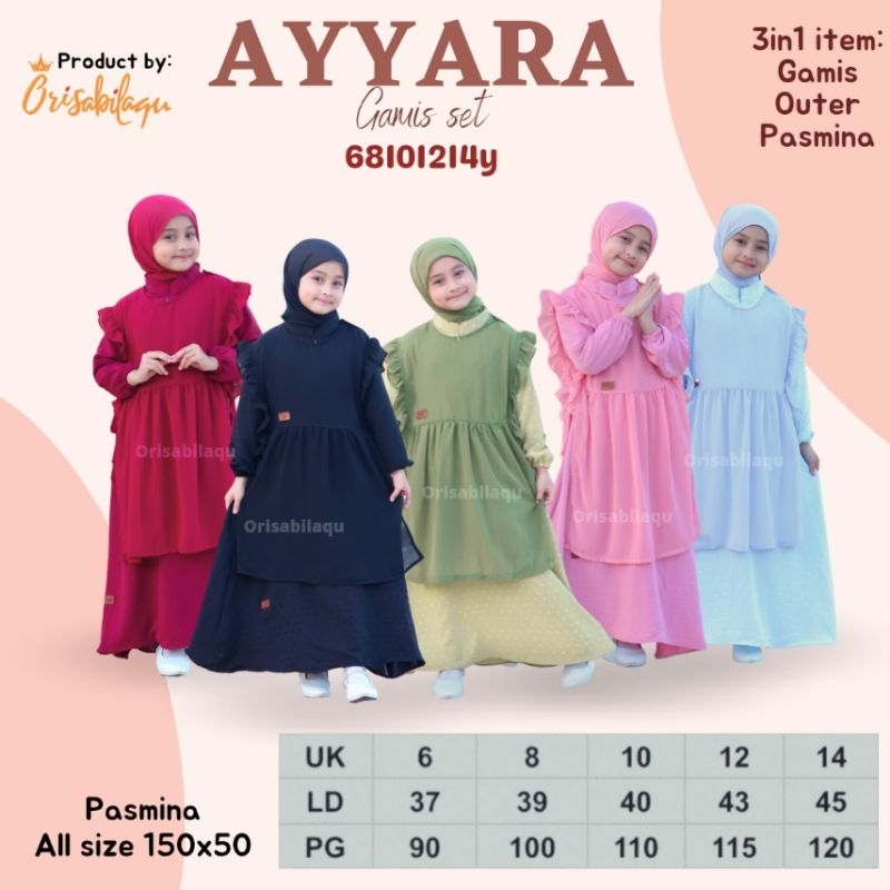 Gamis anak Ayyara by Orisabilaqu