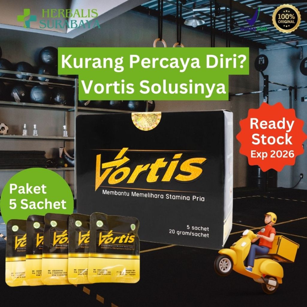 PROMO SPESIAL VORTIS Herbal Alami Original Vortis Original Dr. Yusuf Bachmid 10 Sachet | Vortis Herb