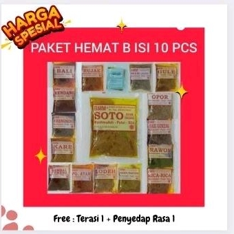 

[CO Dapat 2 Bonus] 10 pcs Bumbu Machmudah Sidoarjo 55 gram