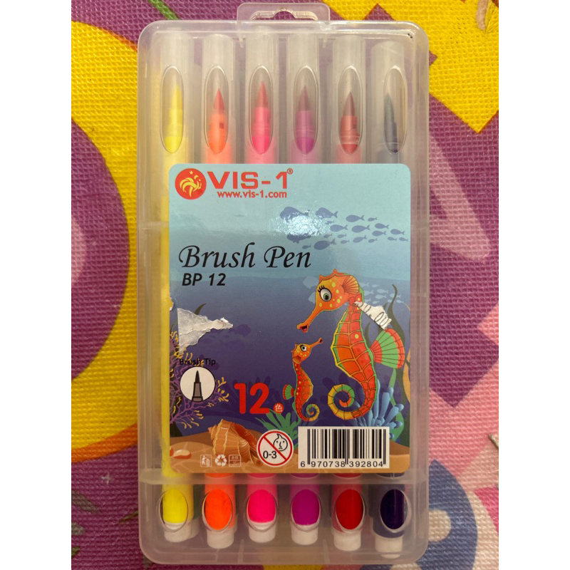

Brush Pen DUO Dua Sisi 12 Warna VIS-1