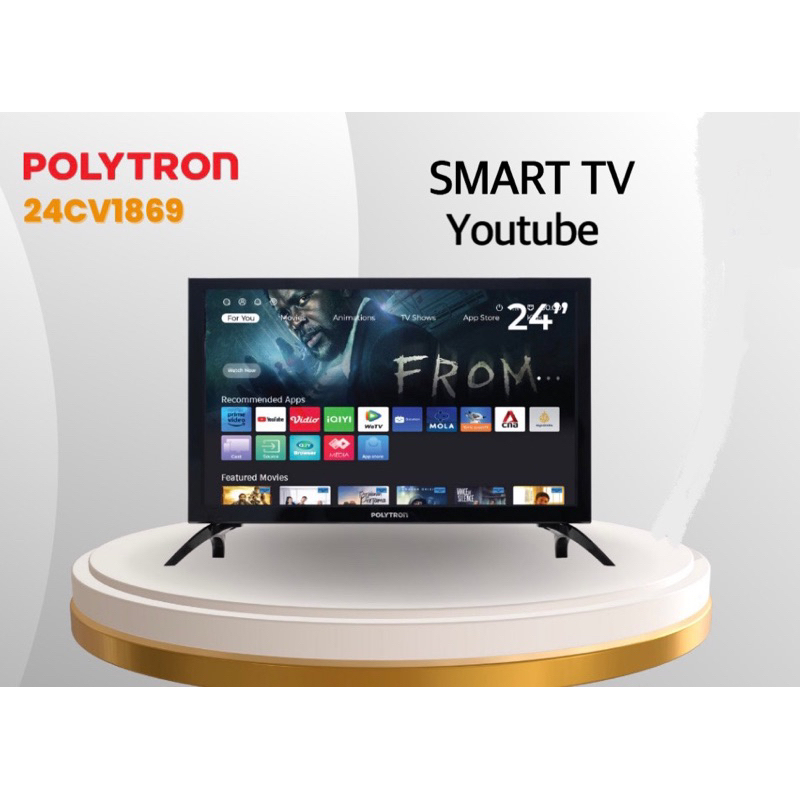 SMART TV LITE POLYTRON 24CV1869/LED TV SMART DIGITAL POLYTRON HD Ready/LED TV MURAH/JOMBANG/LED TV SMART DIGITAL POLYTRON/LED TV MURAH/JOMBANG