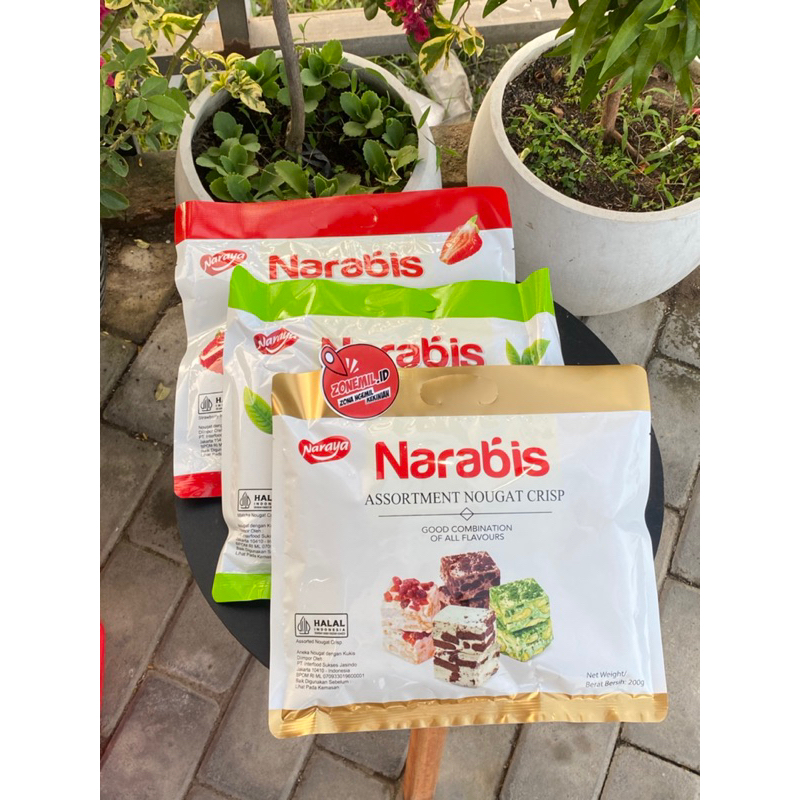 

Narabis Assortment nougat Crips 200gr exp 2026