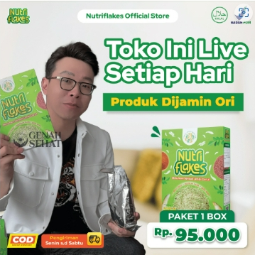 

utriflakes Sereal Umbi Garut Asam Lambung - Ampuh Mengatasi Asam Lambung Gerd, Maag 1 Box
