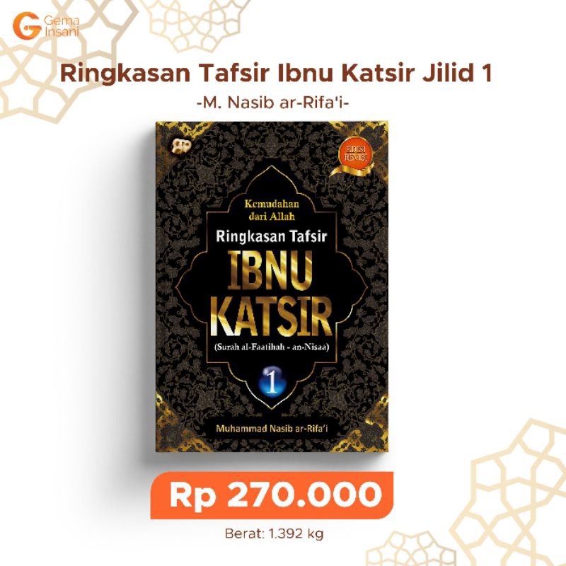 Buku Ringkasan Tafsir Ibnu Katsir Jilid 1