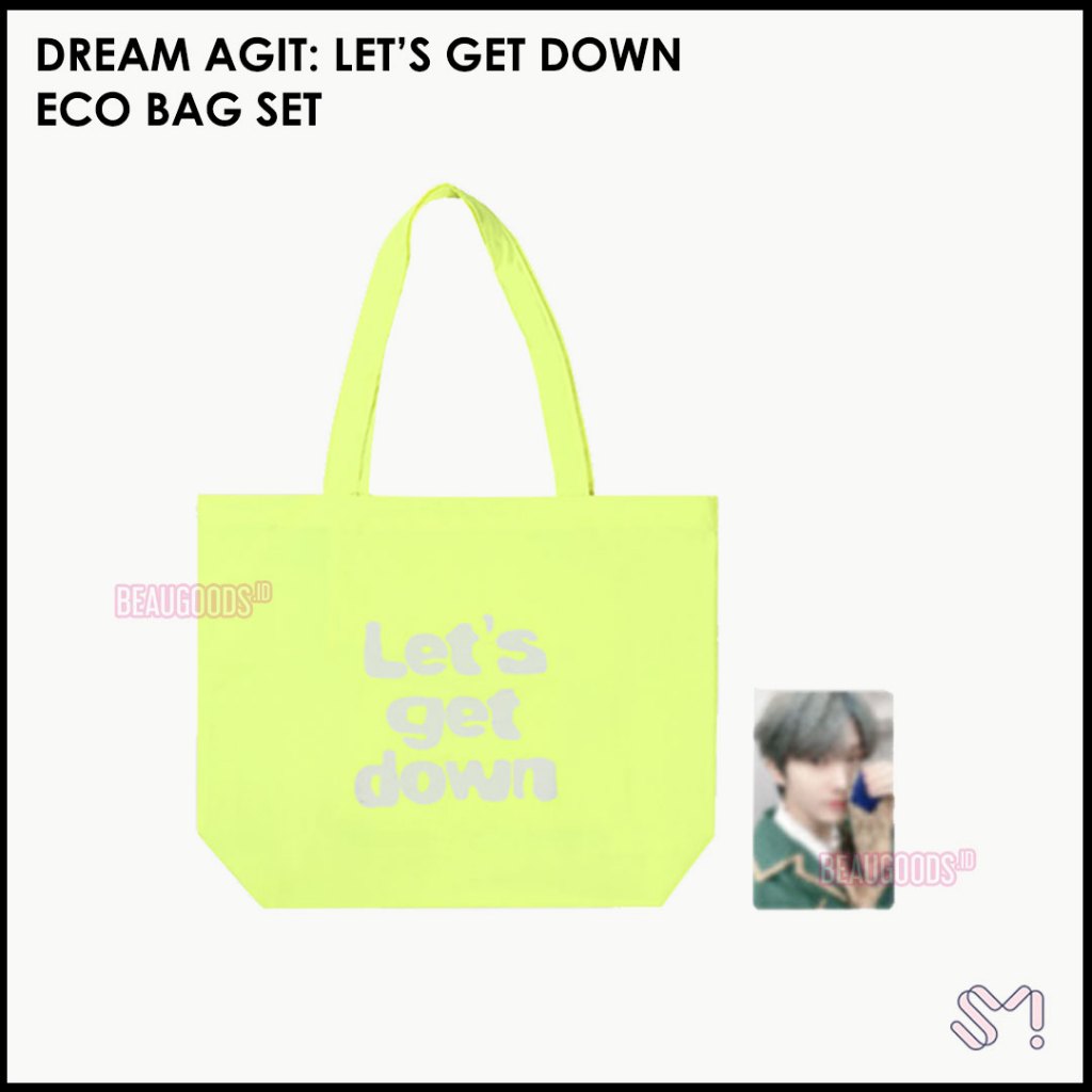 NCT DREAM - Dream Agit: Let's Get Down - Eco Bag Set - Official - READY STOCK