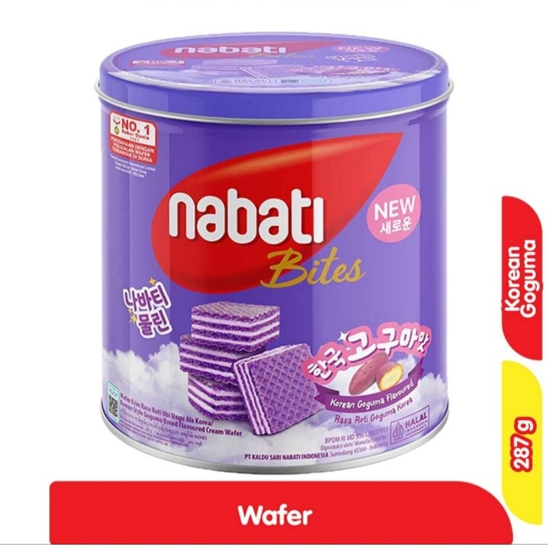

Nabati Wafer Korean Goguma 287gr