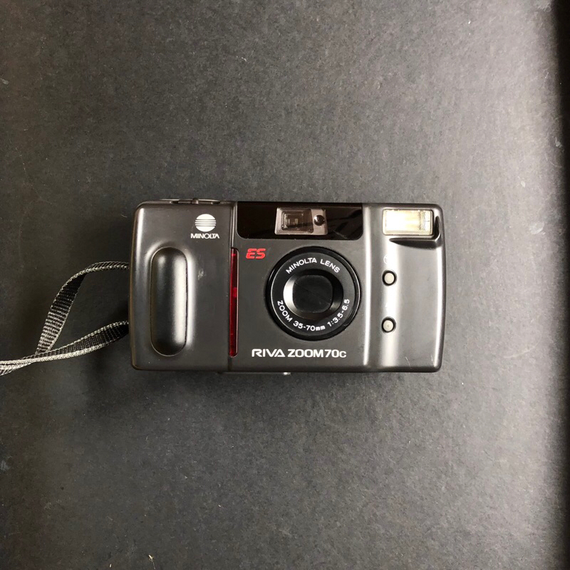 MINOLTA RIVA ZOOM 70c AUTOMATIC CAMERA ANALOG KAMERA FILM TUSTEL