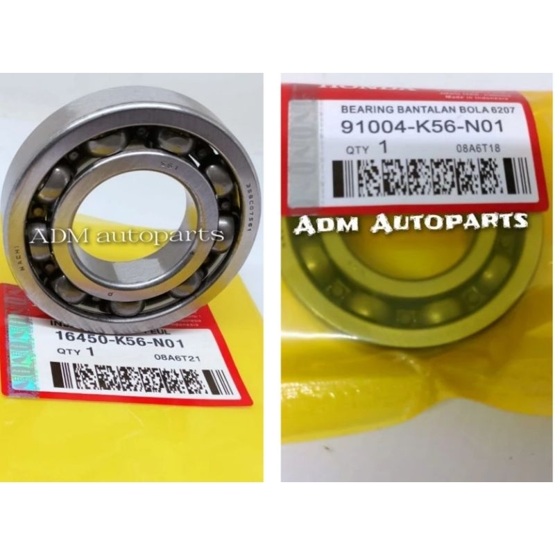 BEARING KRUK AS (SET 2PC) CB150R StreetFire OLD, CBR150R K45 OLD, CBR150R CBU FI OLD, ASLI HONDA NAC
