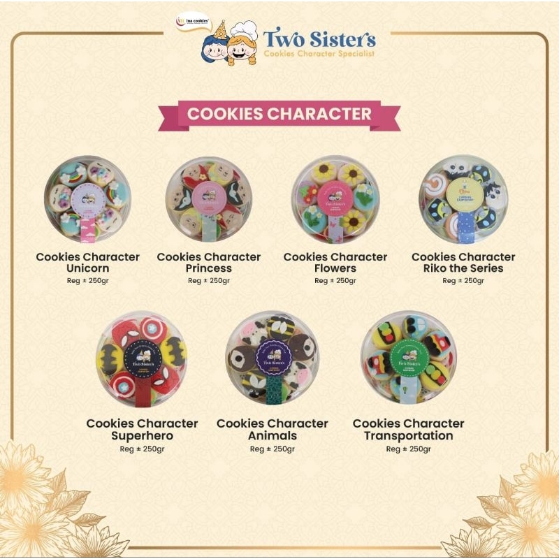 Cookies Karakter Two Sisters/Ina Cookies