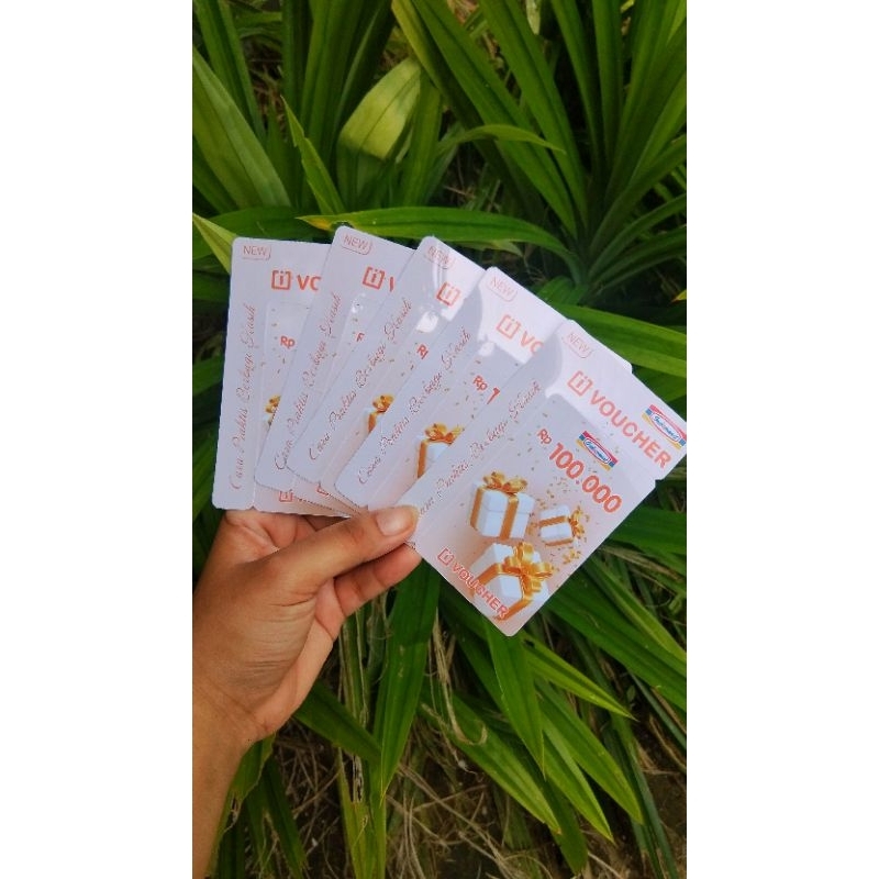 Voucher Fisik Indomaret 100rb