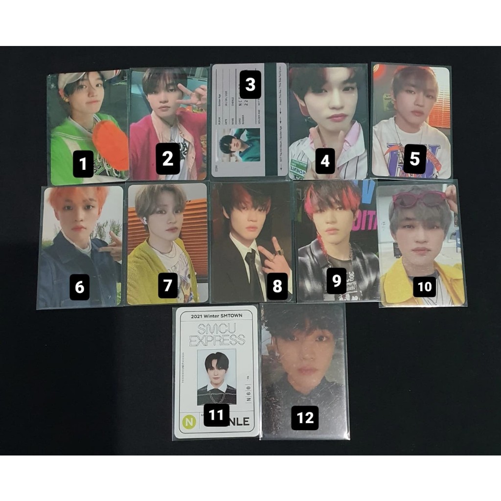 pc photocard chenle album nct dream smcu