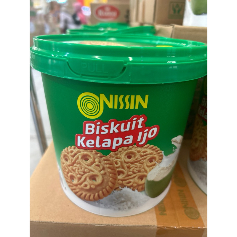 

Nissin biskuit kelapa ijo 350gr toples