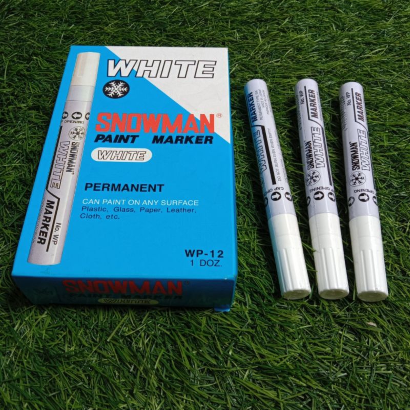 

KF || Spidol putih permanen paint marker white Snowman ( Putih) - Satuan