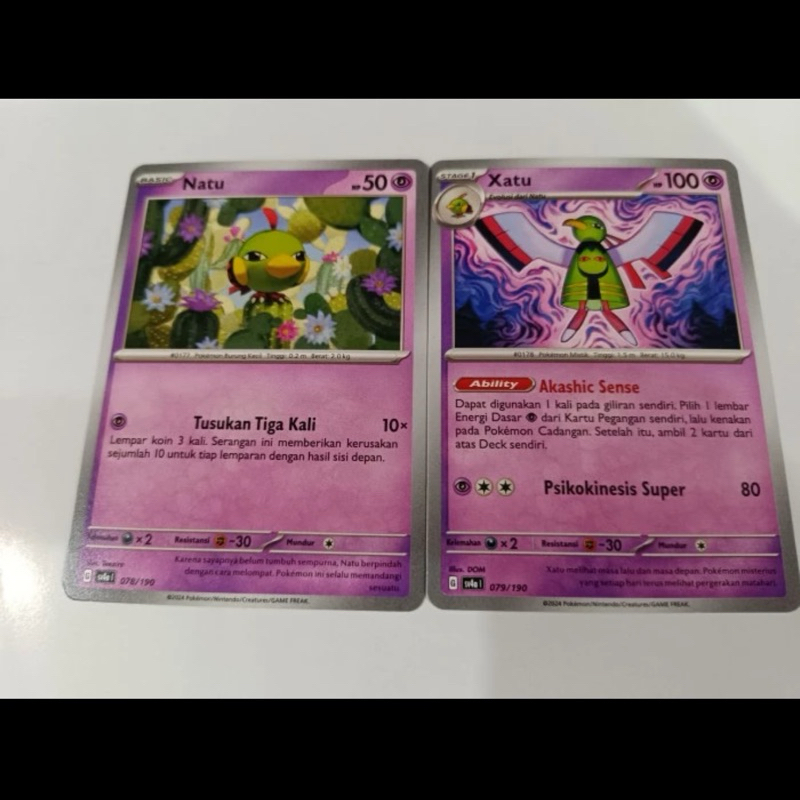 natu xatu pokemon TCG indonesia harta berkilau