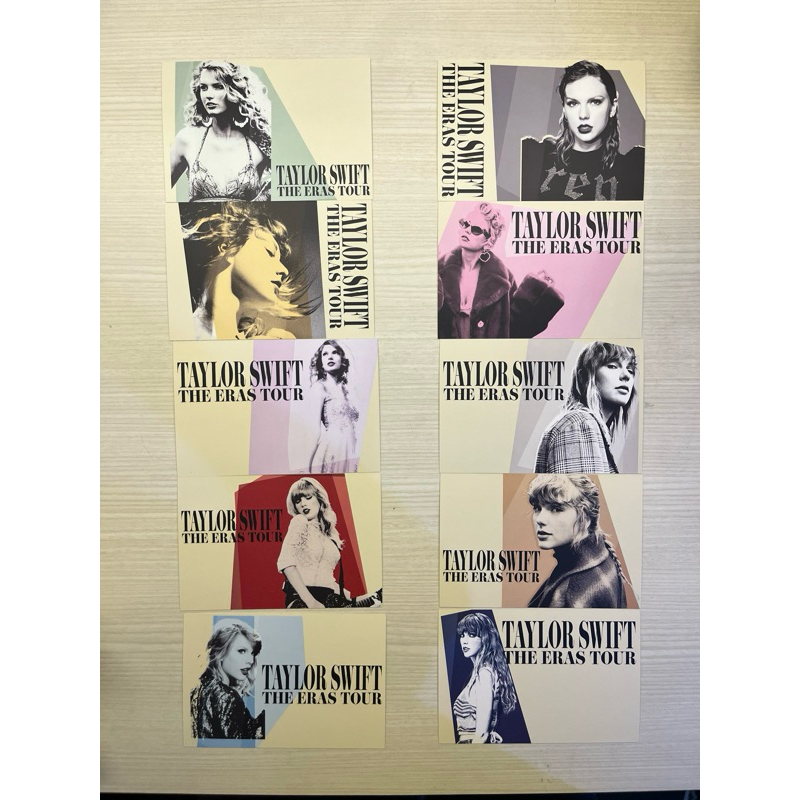 taylor swift the eras tour postcard vip exclusive merch