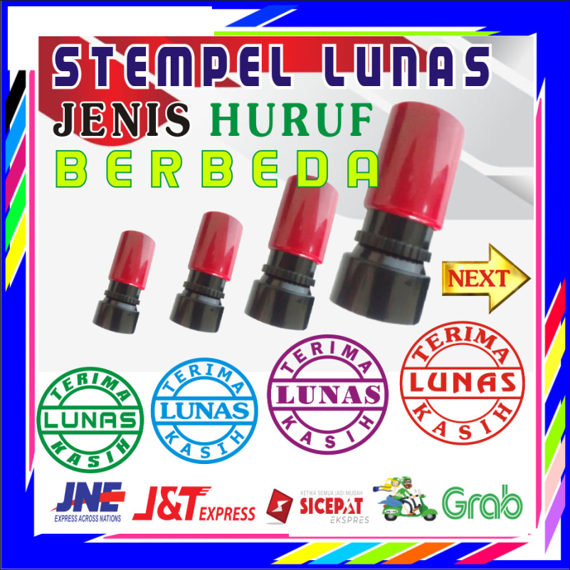 

STEMPEL LUNAS OTOMATIS WARNA FLASH TOKO KANTOR ISI ULANG SEBAGUNA