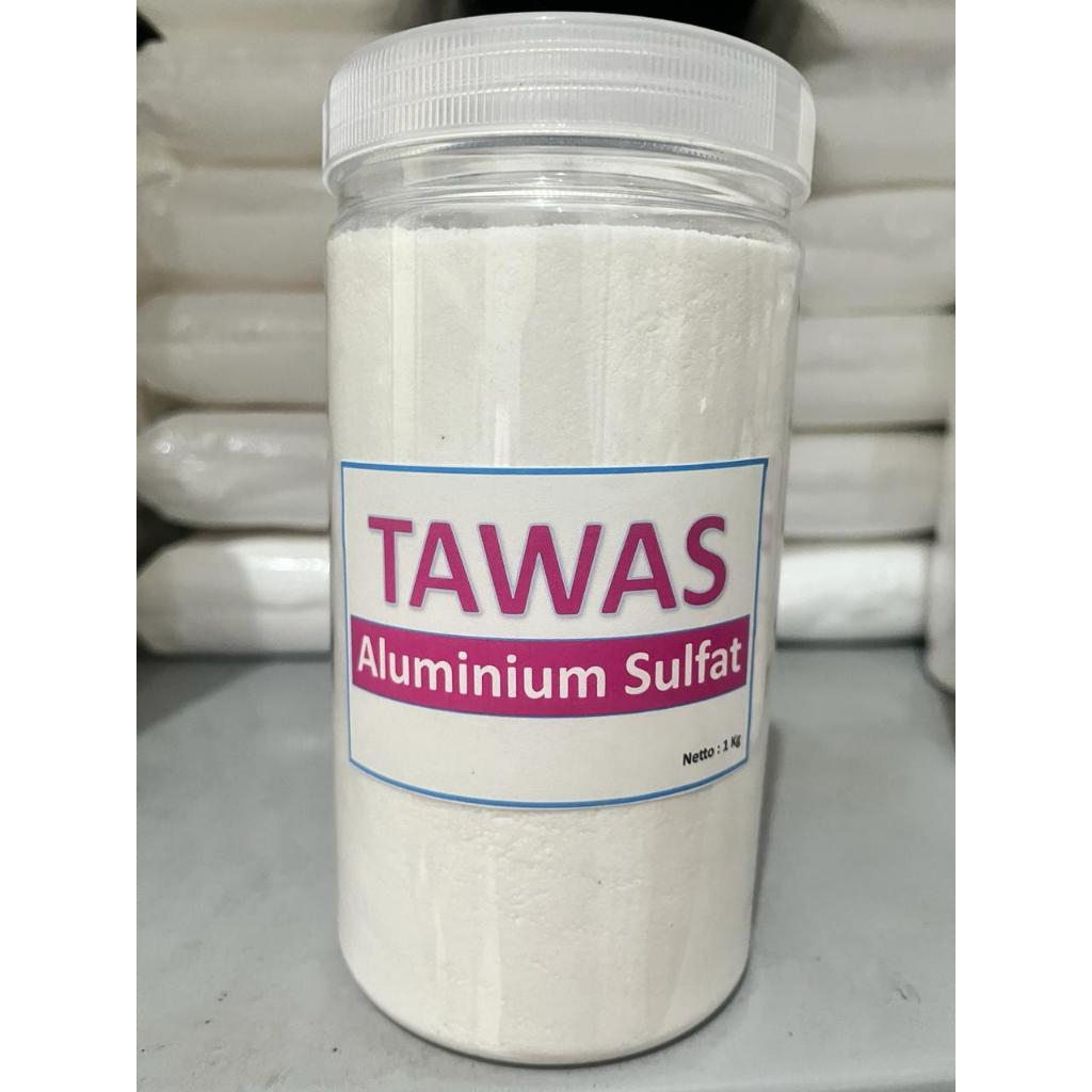 Toples - Tawas Bubuk /Aluminium Sulfate Powder, Penjernih Air Kemasan Repack 1 kg
