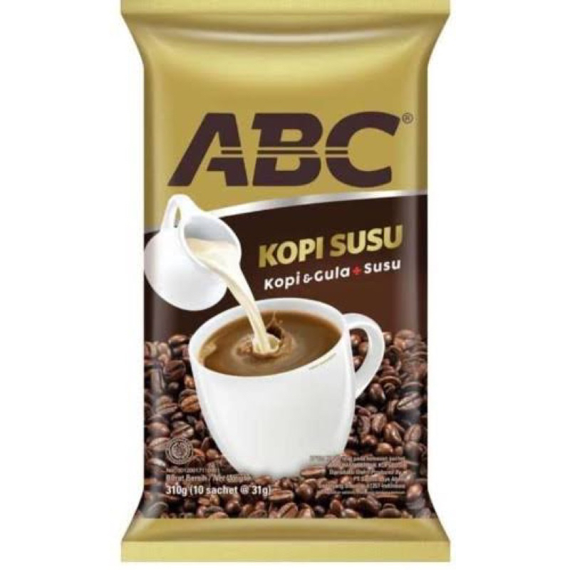 

CS90 Jatim Surabaya ABC Kopi susu isi 10 sachet