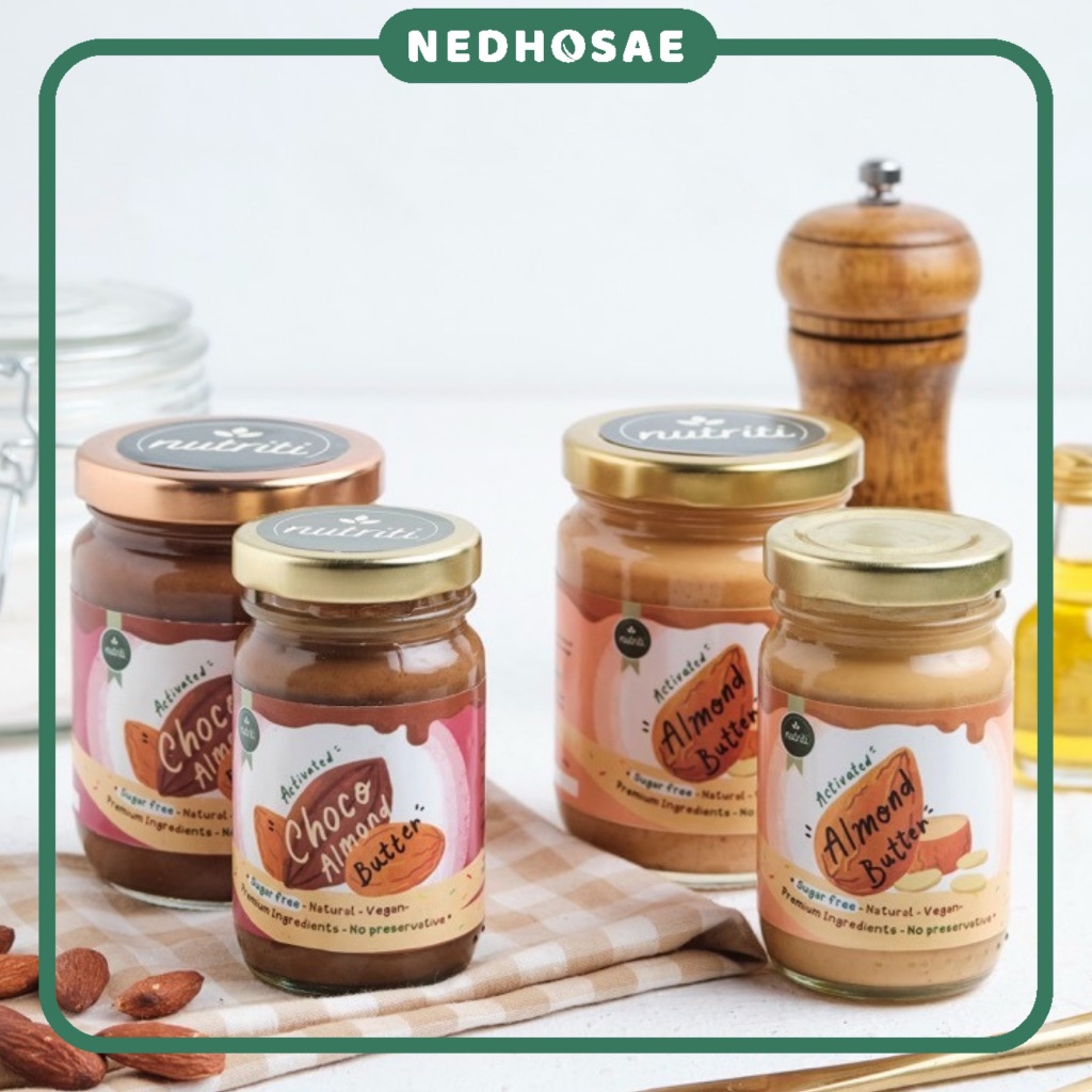 

NUTRITI ACTIVATED ALMOND BUTTER | SNACK BAYI TINGGI NUTRISI