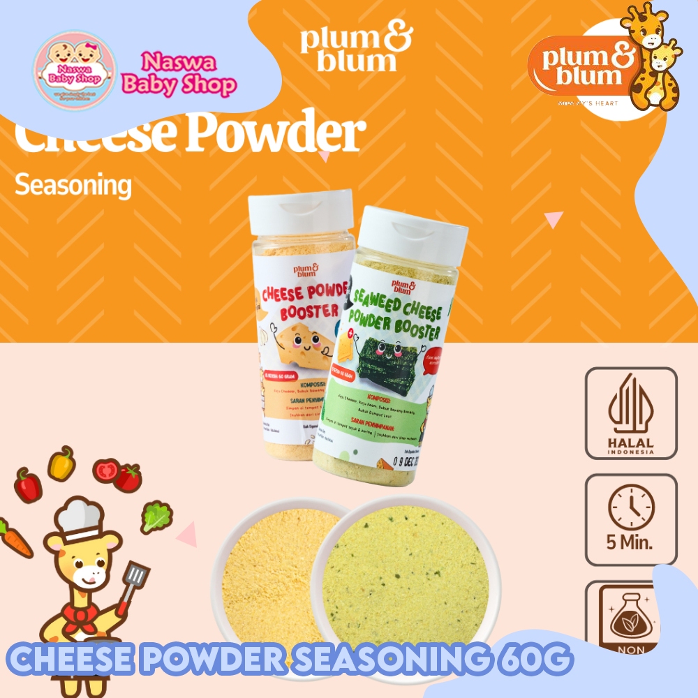 

Plum & Blum Baby Cheese Powder Seasoning Keju Bubuk MPASI Bayi 60g