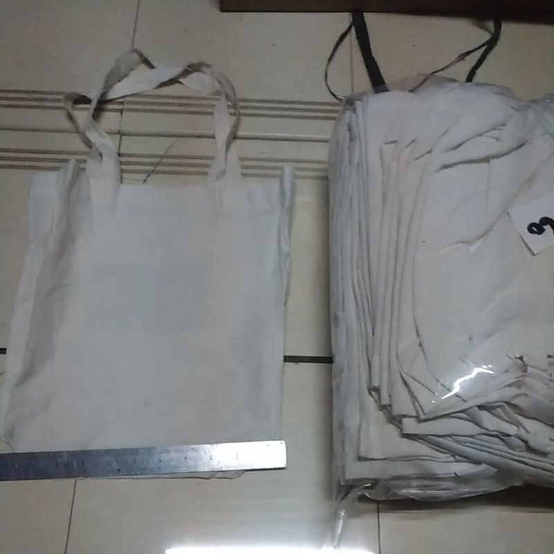 tas blacu putih polos