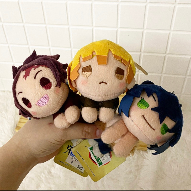 ganci sega &you demon slayer kny tanjiro zenitsu inosuke set new tag / and you keychain plushie kime