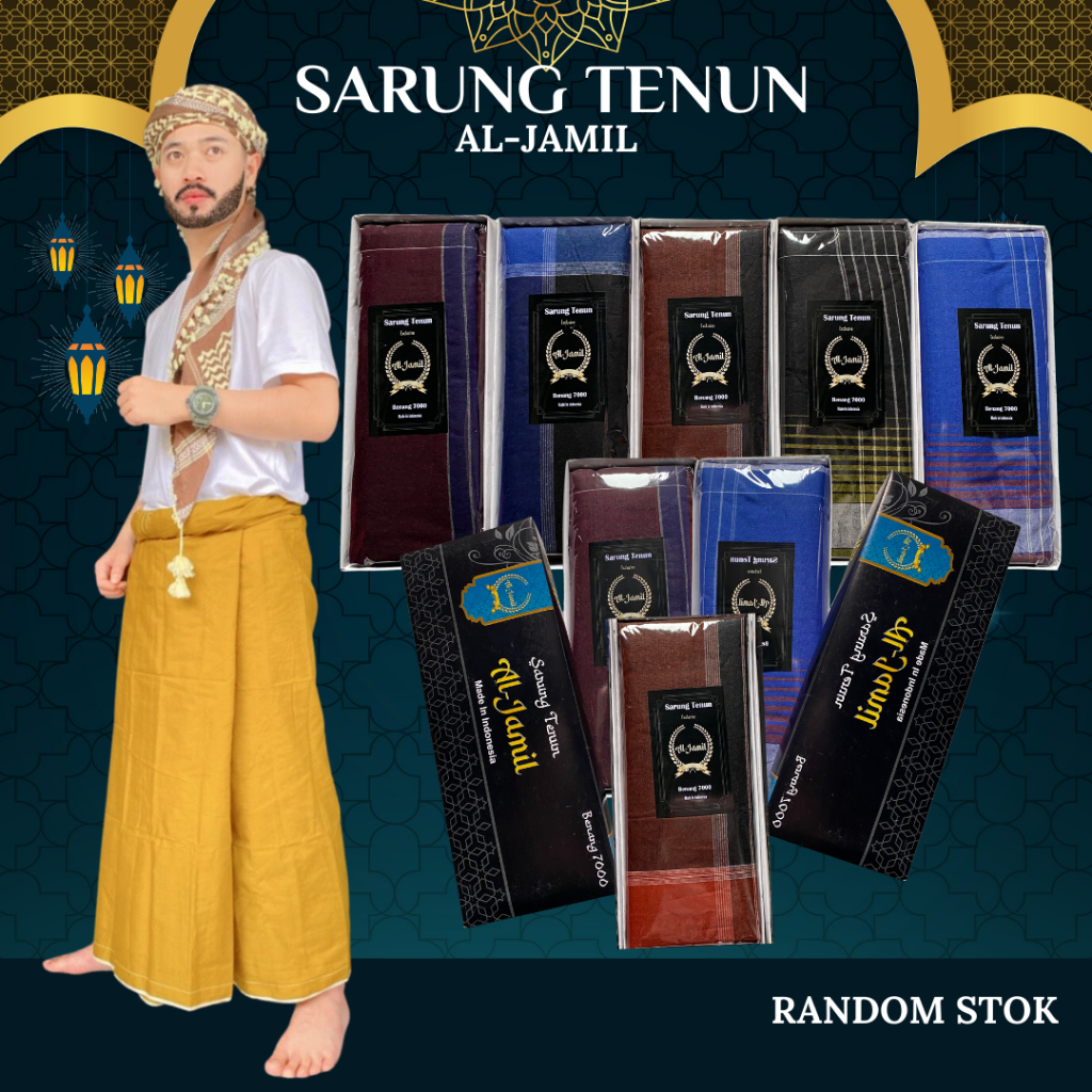 RAMADHAN SALE - SARUNG TENUN ANAK & DEWASA PROMO 10 PCS