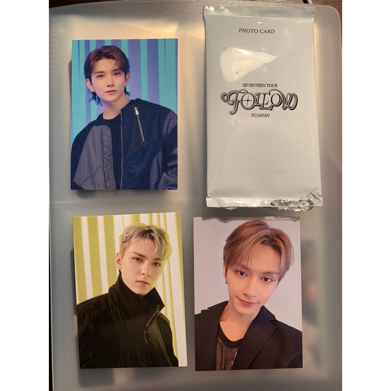 PHOTO CARD SEVENTEEN FOLLOW TO JAPAN JUN JOSHUA VERNON UNSEALED