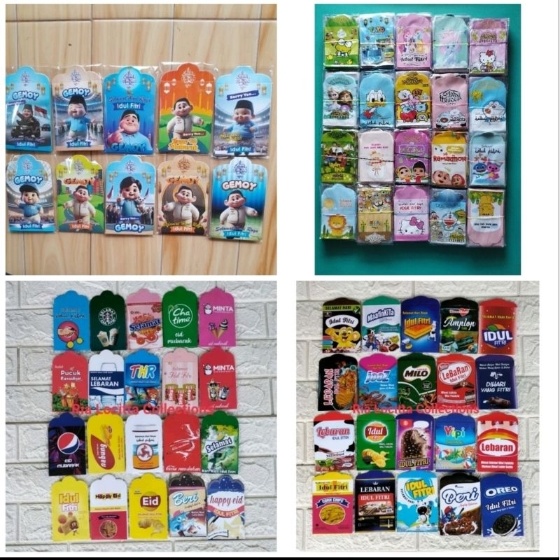 

100 Pack Amplop Lebaran Sudah Di Lem
