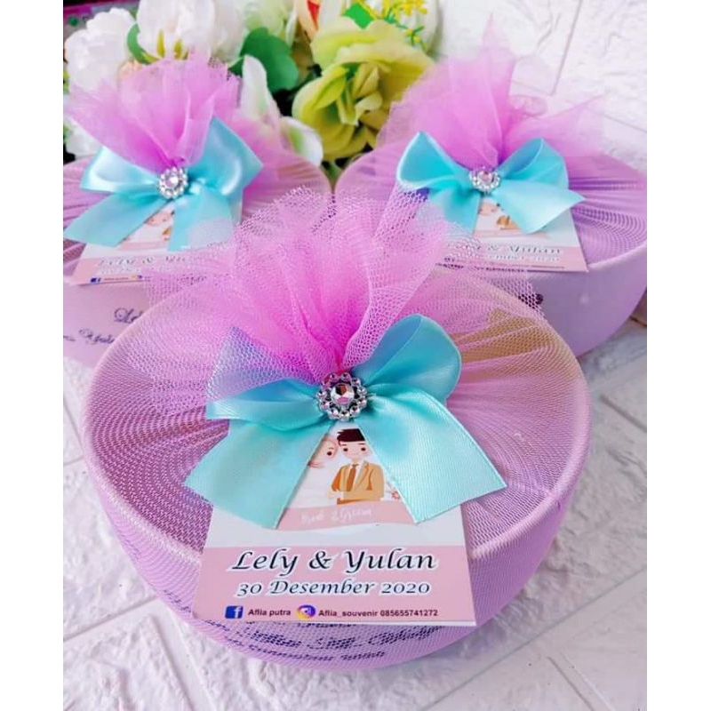 souvenir mangkok keramik sablon kemas kain tile