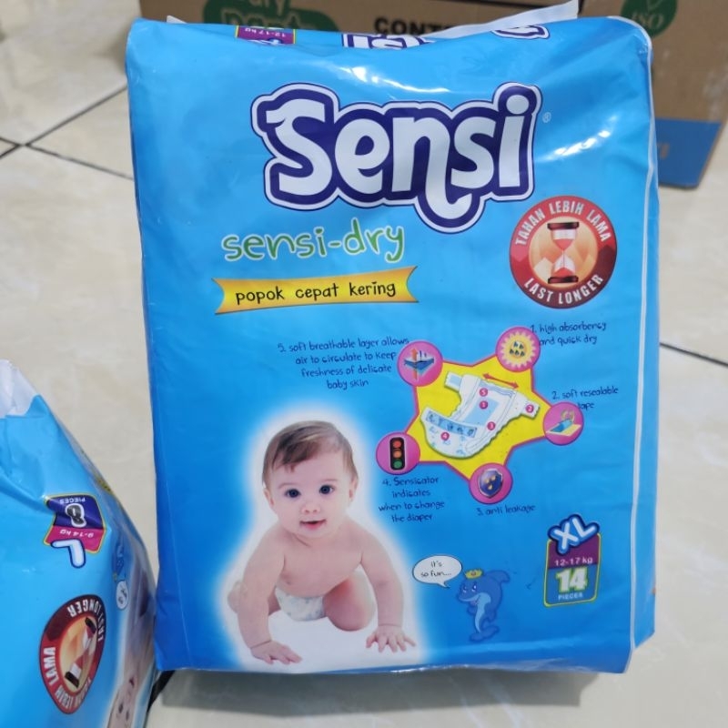 SENSI DRY XL14 | Sensi Popok Bayi | Popok Bayi Sensi | Popok Bayi