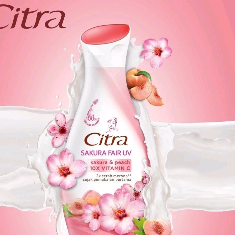 Citra Sakura Glow UV Hand & Body Lotion 110ml