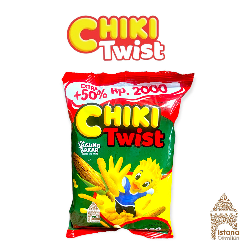 

Chiki TWIST Roasted Corn / Jagung Bakar 22,5 Gram