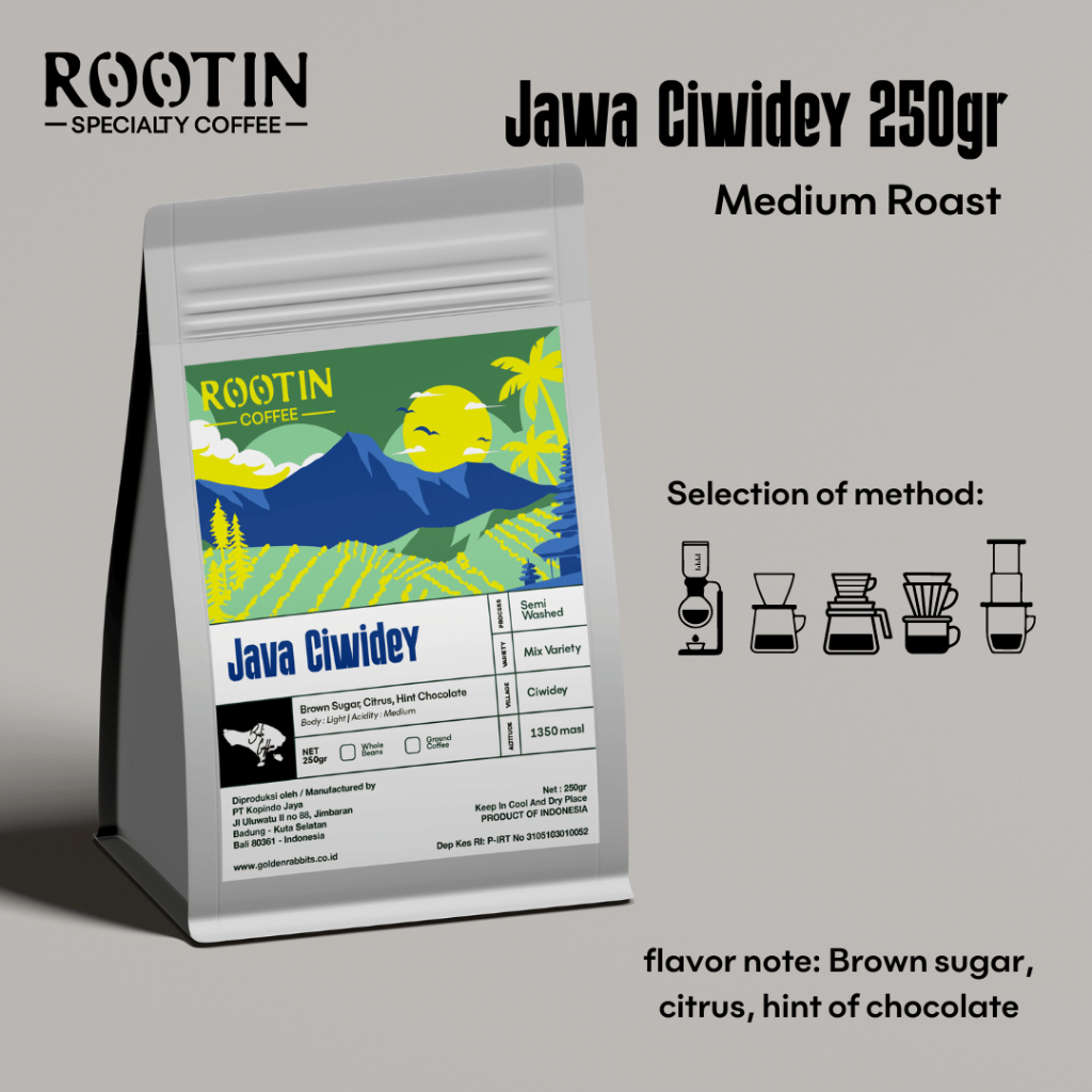 

KOPI JAVA CIWIDEY 100% BIJI KOPI ARABIKA GRADE 1 ROASTED BEANS