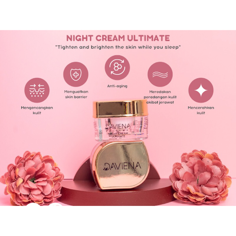 DAVIENA SKINCARE DAVIENA GOLD SERIES Cream pemutih wajah flek hitam Darkspot DAVIENASKINCARE