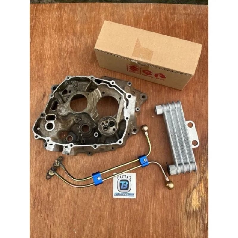 Oil Cooler Satria FU Set Krengkes kanan pnp CB GL MEGAPRO TIGER NEOTECH / selang oil coller Fu pnp C