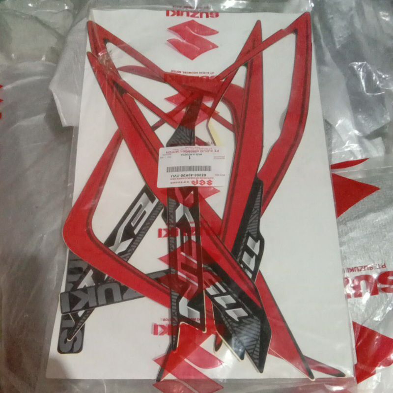 striping plisir  stiker Suzuki nex2